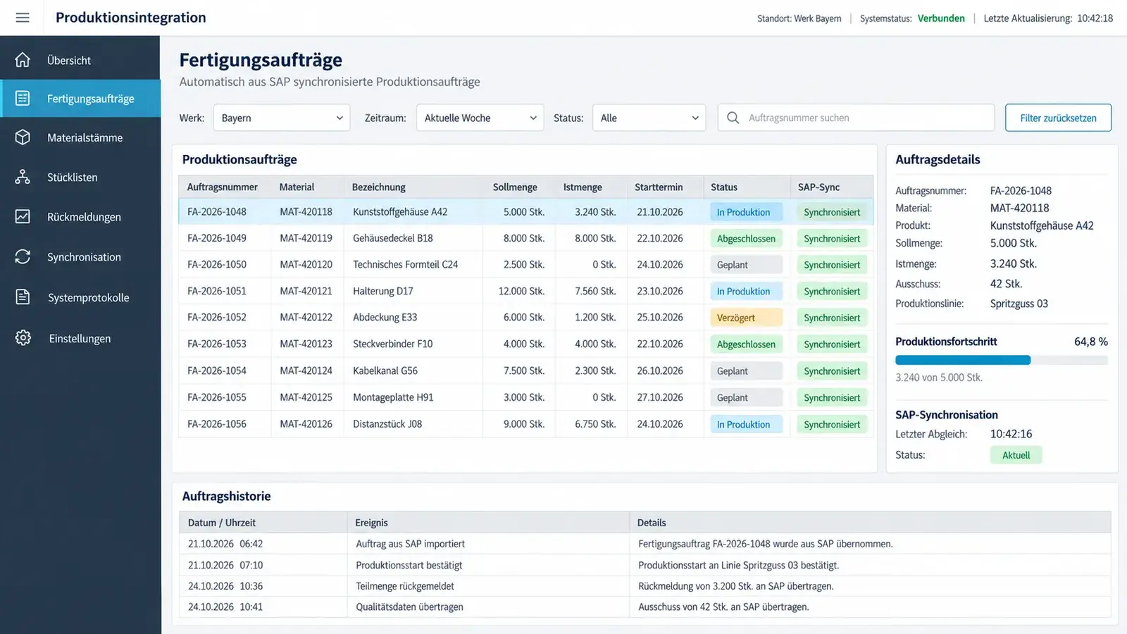 Bidirectional SAP–MES integration – image 2